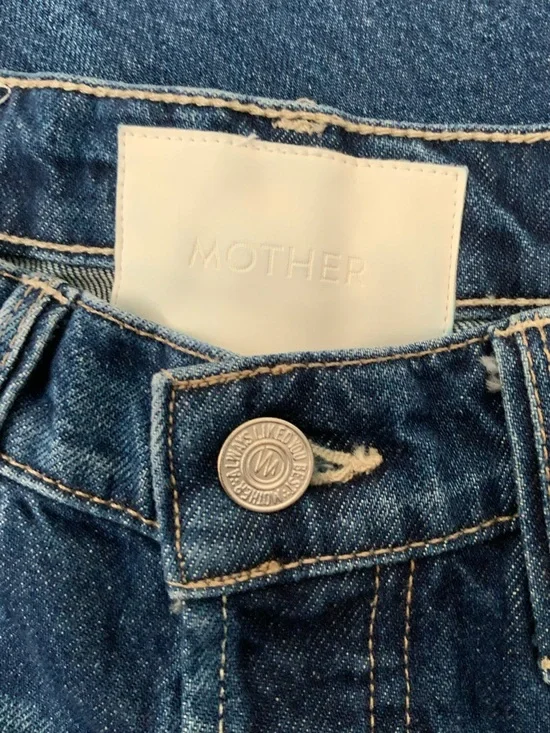MOTHER SUPERIOR Jeans Rambler Ankle Well Stacked Blue Size 26 - Picture 10 of 15